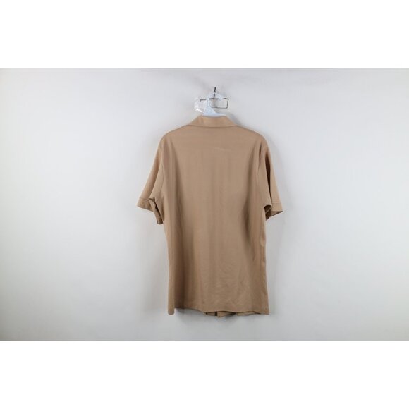 Vintage 70s Streetwear Mens Medium Knit Camp Collar Short Sleeve Button Shirt - Picture 13 of 15